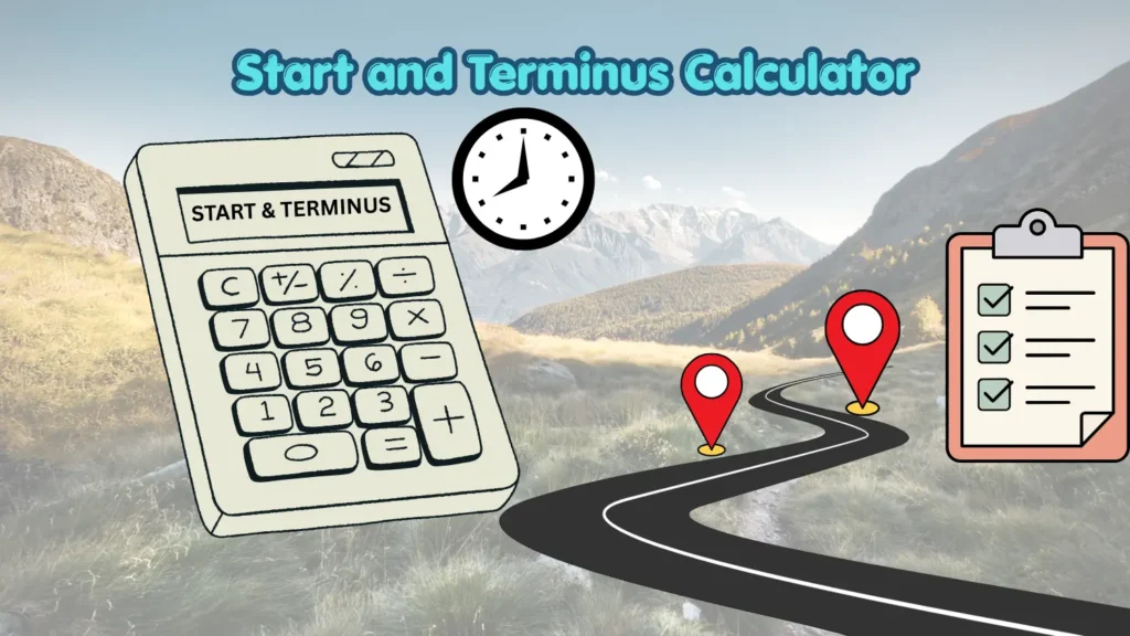 start and terminus calculator